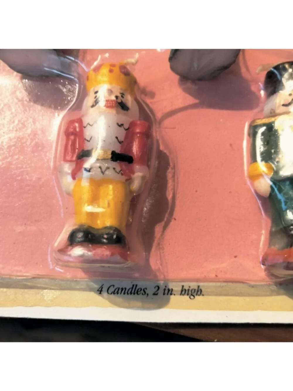 Wilton Nutcracker Handpainted Candle Cake Decorations Christmas 1994 Vintage 4